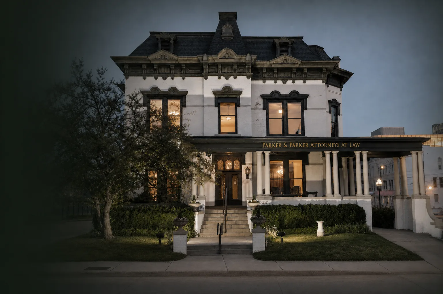 Parker & Parker's historic office at 300 NE Perry Avenue in Peoria