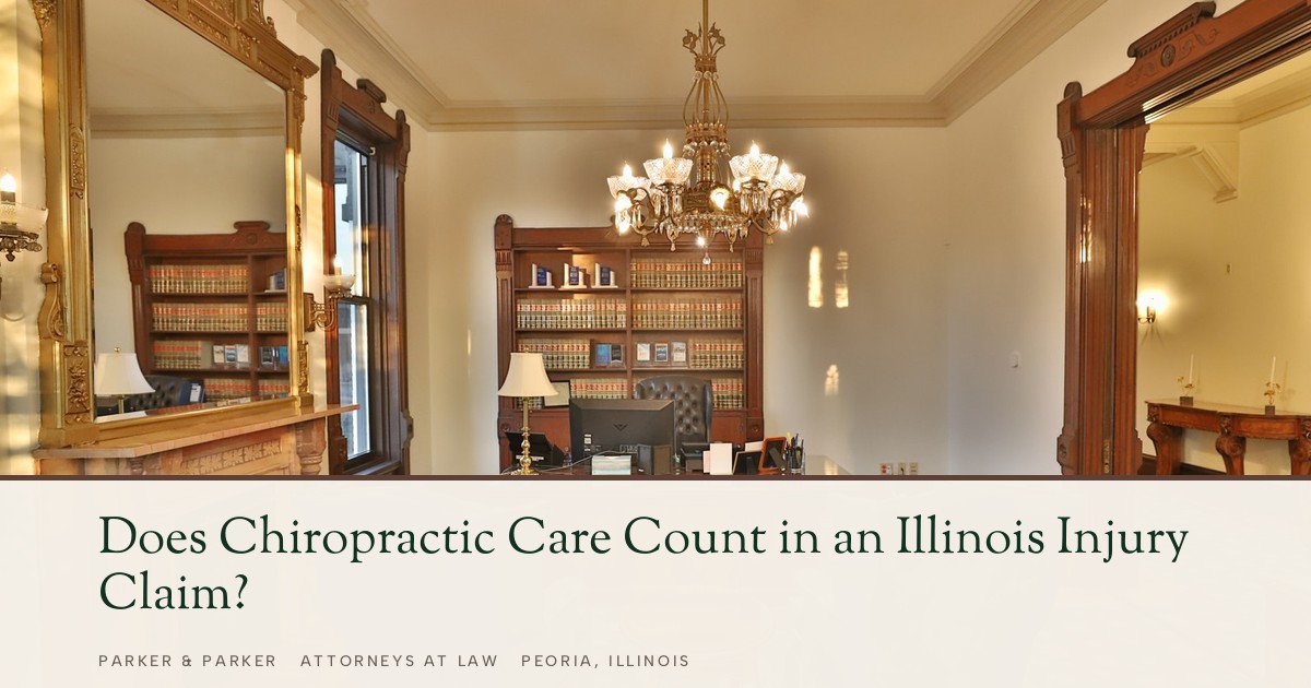 Does Chiropractic Care Count in an Illinois Injury Claim? page banner